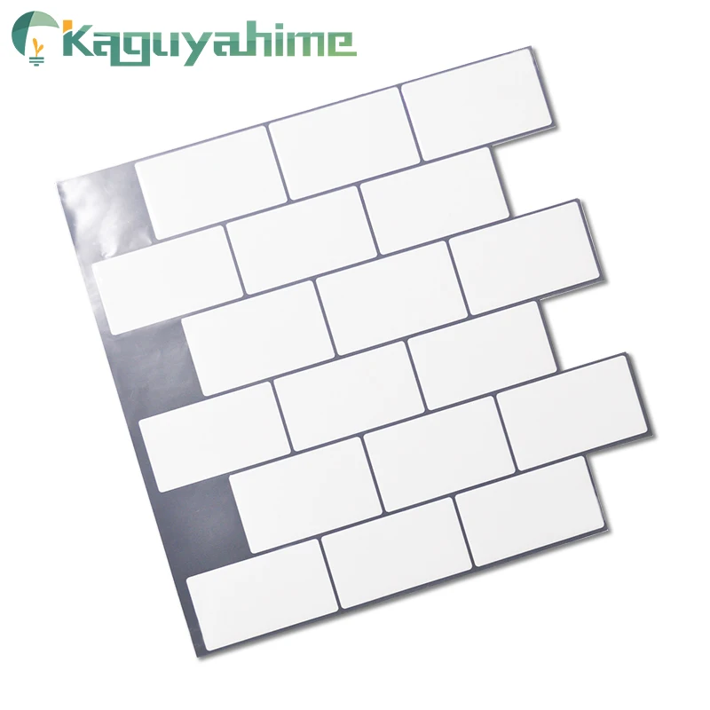 

Kaguyahime 3D DIY Retro Wall Stickers Waterproof Imitation Ceramic Crystal Ceramic Tile Decor Sticker Self Adhesive Mosaic Tiles