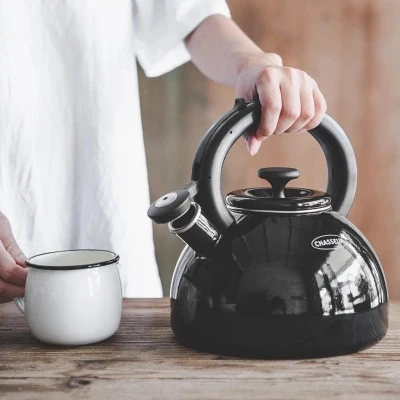 

2.5L is called kettle thickening enamel whistling kettle hot kettle gas cooker and general purpose