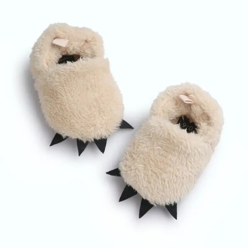 Newborn Infant Indoor Shoes Baby Boots Winter Cute Boots Warm Baby Boots Monster Claw Baby Moccasins Shoes 