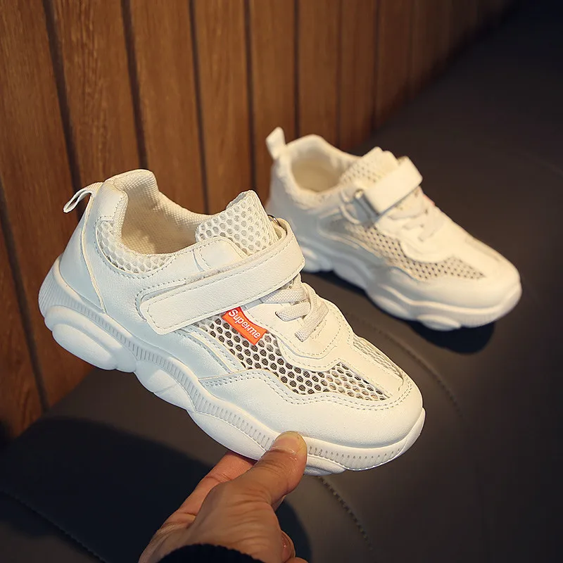 

Summer 2019 Korean Version Of The New Recreational Children's Bearsole Small White Sneakers Sports Children's Shoes