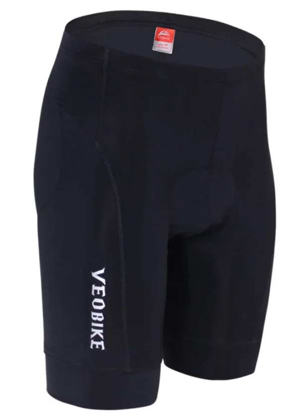 Summer Men Cycling Shorts 3D Padded Shockproof MTB Mountain Bike shorts Reflective Bicycle Trousers Ciclismo Compression Tights - Цвет: short  all black