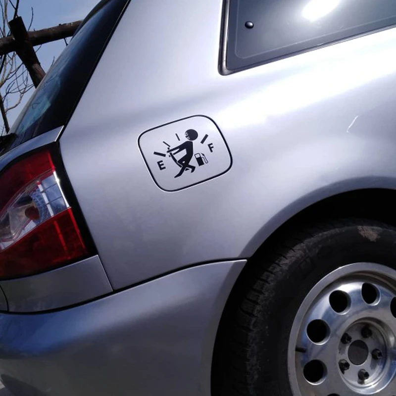 1 забавная Автомобильная наклейка Отражающая виниловая на бак для Peugeot 206 207 208 301 307