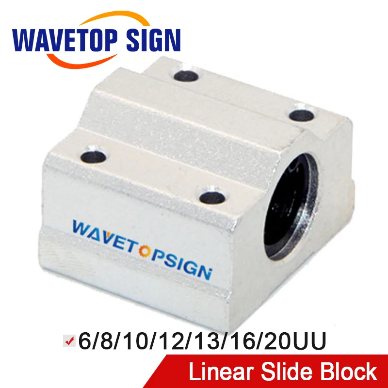 

Linear Slide Block 6mm 8mm 10mm 12mm 13mm Slider Block Box-type Guide Rail Sliding Block use for Linear Rail CNC Diy Parts