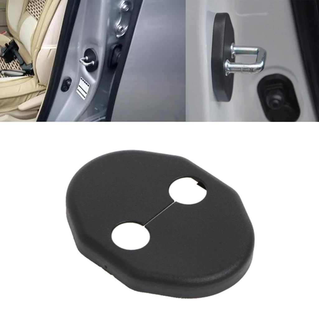 

1pc Black ABS Car Door Lock Cover Stopper Protection For MITSUBISHI LANCER EX ASX