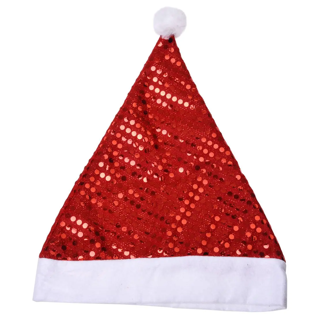 Deluxe Sequin Santa Hat Outfit Accessory for Christmas Nativity Fancy ...