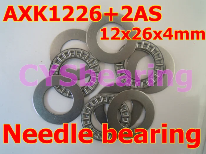 10pcs AXK1226 12x26x2mm Thrust Needle Roller Bearing Washers 