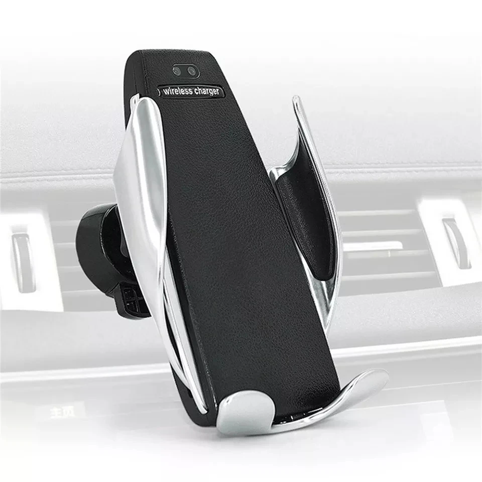 

Automatic Clamping Wireless Car Charger Mount For iphone Android Air Vent Phone Holder 360 Degree Rotation Charging Bracket
