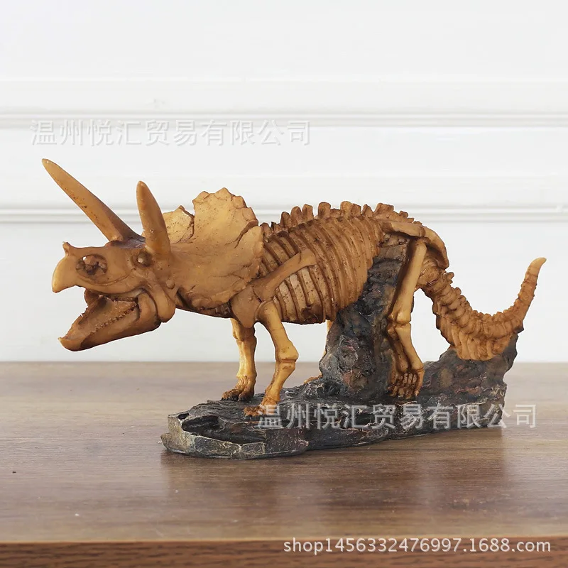 

European style return to the ancients creativity dinosaur animal The stone resin craft gift Ornaments house and home decoration