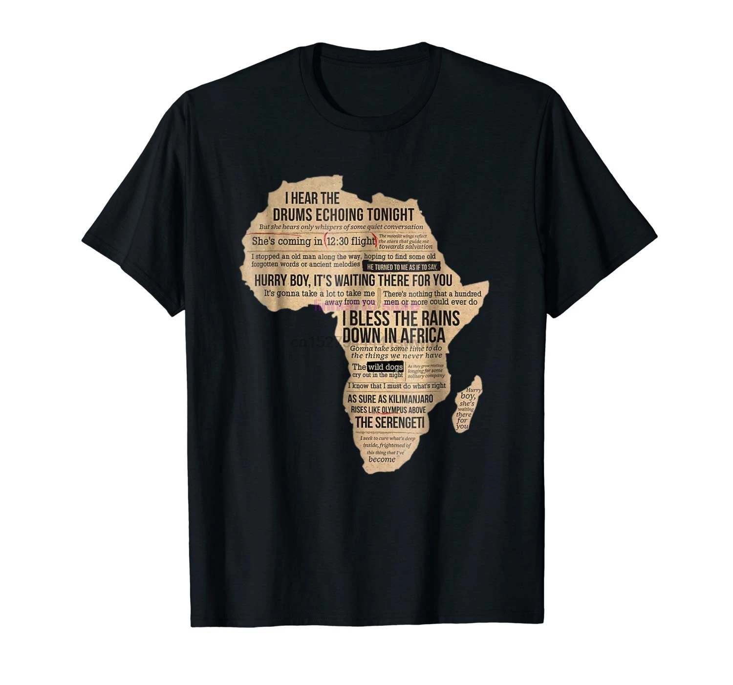 Брендовая мужская рубашка Bless Africa Rains On Toto | Мужская одежда