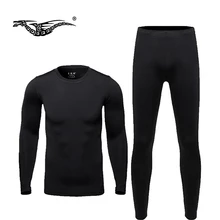 Мужская одежда для спорта на открытом воздухе, горячая сухая технология, поверхностное катание на велосипеде, зимнее теплое длинное Джерси и термобелье для фитнеса