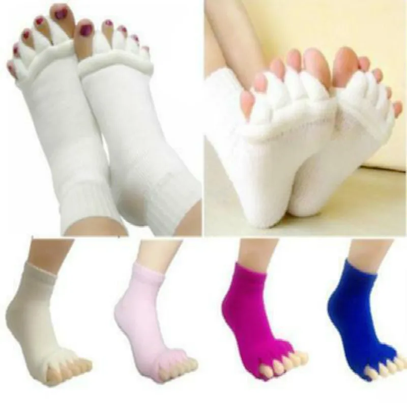 

Comfy Toes Foot Alignment Socks Relief for Solid bunions hammer toes cramps happy feet Five finger