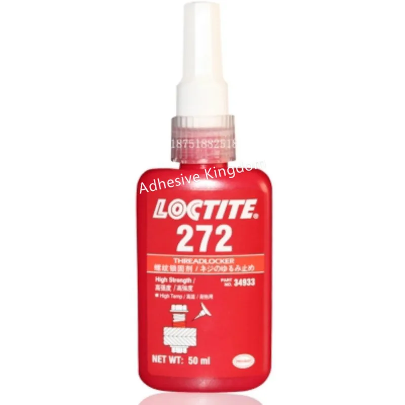 

2Pcs 50ml Loctite 272 Threadlocking agent high strength anaerobic adhesive thread sealant resistant to high temperature