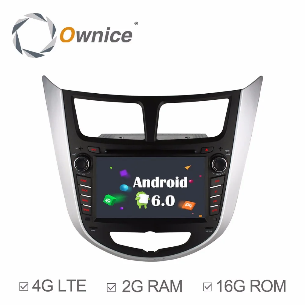 

HD 1024X600 Quad Core 2GB RAM Android 6.0 Car DVD Player For HYUNDAI Accent Verna Solaris i25 2011 2012 2013 Radio GPS 4G LTE