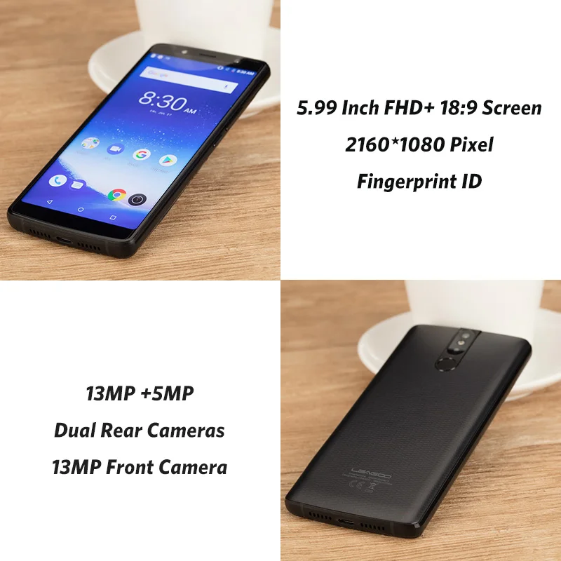 LEAGOO Power 5 смартфон с 99 дюймовым дисплеем восьмиядерным процессором MTK6763 ОЗУ 6 ГБ