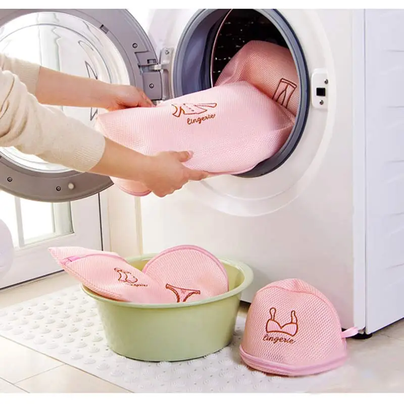 5Pcs-set-Mesh-Clothing-Storage-Bag-Laundry-Wash-Bags-Household-Clothes-Underwear-Bra-Foldable-Washing-Machine