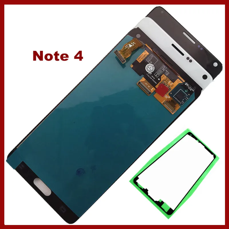 Для samsung Galaxy Note 4 lcd Note4 N910 N910C N910F N910A lcd AMOLED дисплей сенсорный экран дигитайзер Запасные части в сборе