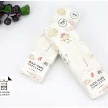 Карты любовника вкус путешествий бумажные карты закладки Memo карты 1 лот = 1 упак. = 30 шт