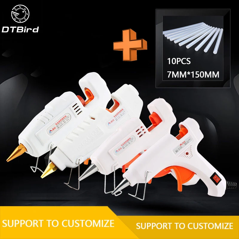 

20W-105W DIY Hot Melt adjustable temperate Glue 7mm Adhesive Stick Industrial Electric Silicone Guns Thermo Repair Heat Tools