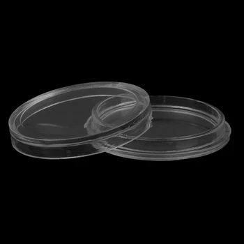 

18mm 20pcs/lot Transparent Plastic Coin Holder Coin Collecting Box Case Protection Boxes Container For Coins Storage Capsules