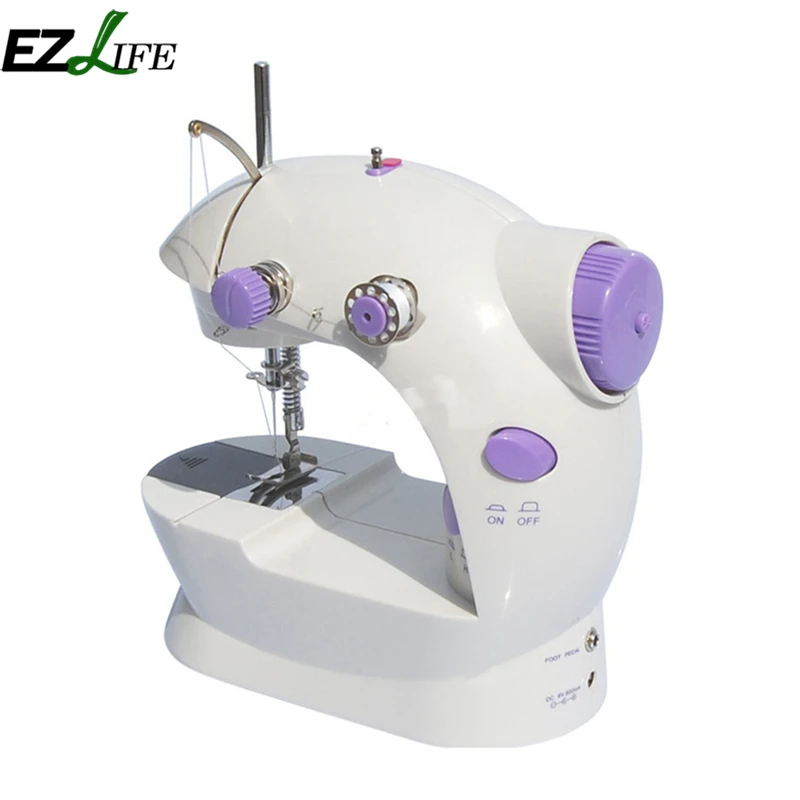 Electric Household White Color Mini Portable Sewing Machine