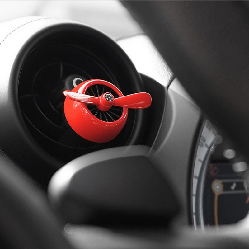 Ventilador Aroma diffuser Car Air Purifier Fan Mini Car Air Conditioning Cooler Fan Outlet Vent Air Freshener Purifier Blower (1)
