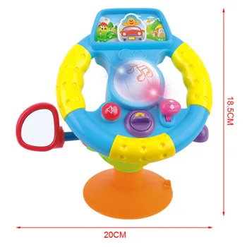 

Kids Early Education Baby Toy Musical Electronic Steering Wheel Early Learning Driving Simulation Toy Electronic Vocal Toys