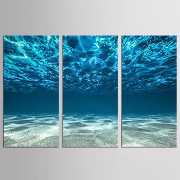 

3Pieces/set Sea Scenery With Beach Wall Art For Wall Decor Home Decoration Picture Paint on Canvas Prints Painting