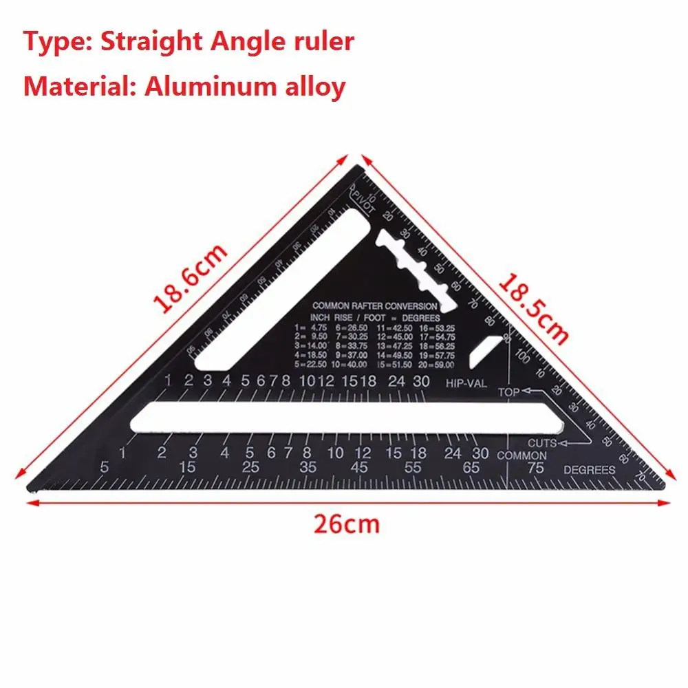 Многошаблонная складная линейка, измерительный инструмент, угловая линейка с сверлом, направляющая для стеклянной плитки, деревообрабатывающий инструмент-шаблон, угловая линейка