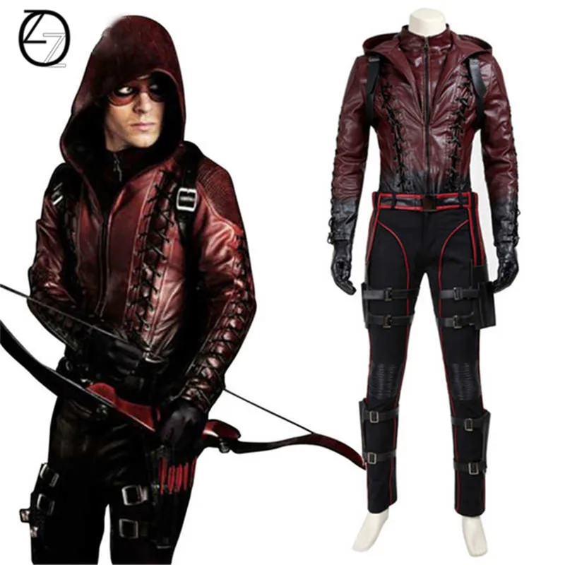 

Red Arrow Costume Green Arrow Season 3 Roy Harper Cosplay Outfits Haloween Uniform Men Suit