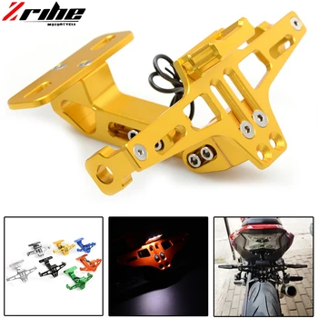 

Motorcycle Adjustable Angle Aluminum License Number Plate Frame Holder Bracket Universal For Honda XADV 750 X-ADV 750