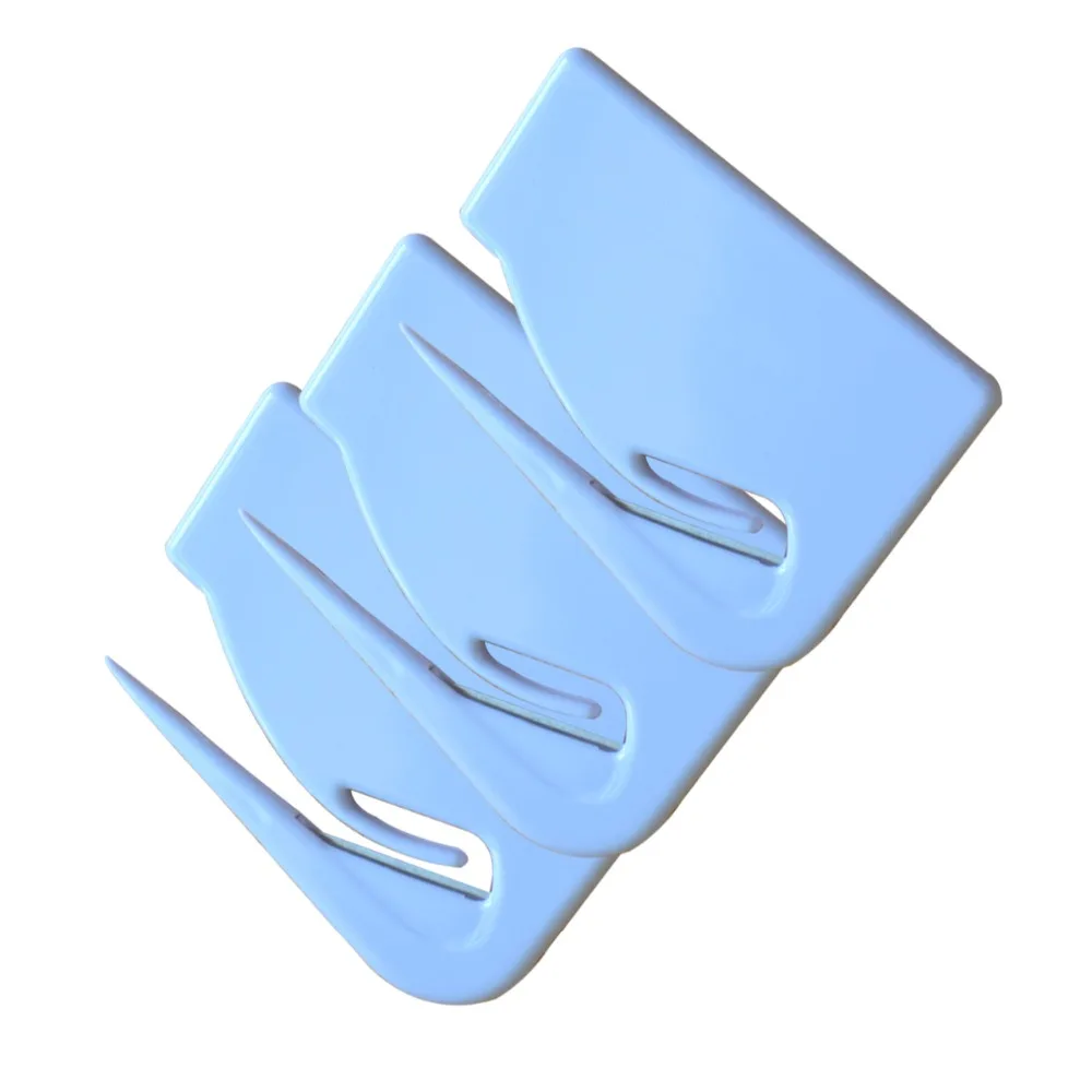 20pcs/lot Mini Letter Knife Plastic Safety Paper Guarded Cutter Mail Envelope Opener Household Convenience Tool