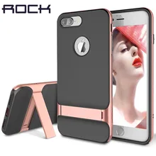 for iPhone 7 case ROCK Royce Luxury 3D Kickstand design phone Case for Apple iPhone 7/7 Plus Phone Cases PC+TPU back cover