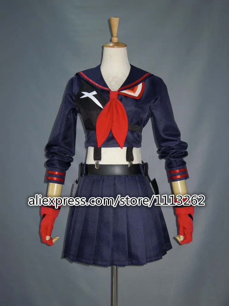 

KILL la KILL Ryuko Matoi japanese Anime Party Halloween Cosplay costumes For Women Girls Custom Made any size Free Shipping