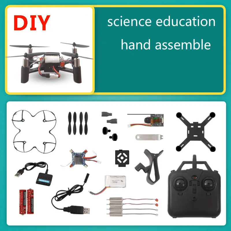 

WIFI FPV Camera Micro Dron Frame Helicopter DIY Drone 2.4G RC Quadcopter Headless Mini Quad Copter