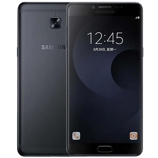 samsung Galaxy C9 Pro, разблокированный, 6,0 дюймов, 6 ГБ ram, 64 ГБ ram, LTE, 4G, 16,0 Мп камера, четыре ядра, 4000 мАч, Android 6,0, смартфон - Цвет: Черный