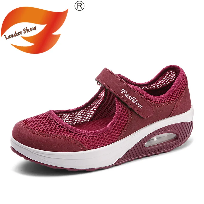 

Leader Show Women Casual Shoes Brand Fashion Woman Shoes Summer Breathable Non-slip Walking Sneakers Trend Low Big Size 41 42