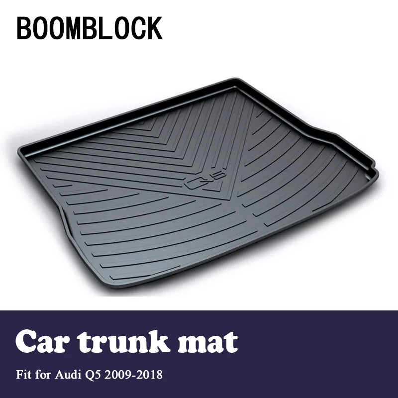 BOOMBLOCK For Audi Q5 2009 2010 2011 2012 2013 2014 2015 2016 2017 2018 Waterproof Anti-slip Car Trunk Mat Tray Floor Carpet Pad BOOMBLOCK For Audi Q5 2009 2010 2011 2012 2013 2014 2015 2016 2017 2018 Waterproof Anti-slip Car Trunk Mat Tray Floor Carpet Pad