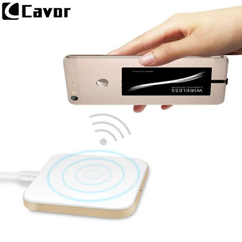 

Qi Wireless Charger For Samsung Galaxy A8s A10 A30 A50 Case Cell phone Power Bank Pad Wireless Charging Receiver and TPU Cover