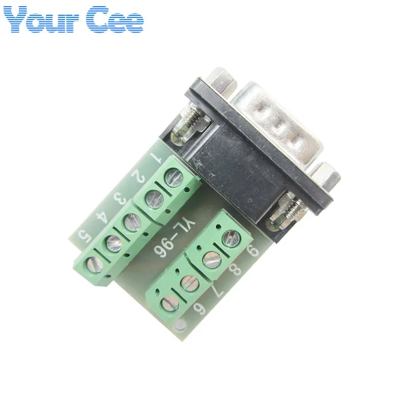 

Female RS232 Terminal DB9 Connector Adapter Signals Terminal Module