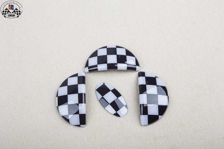 R55 small chequered door knob cover