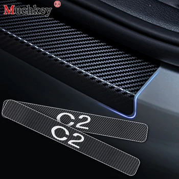 

Car Door Sills Door Sill Scuff Plate For Citroen C2 Door Threshold Plate Door Entry Guard Car-styling Accessories Auto Part 4Pcs