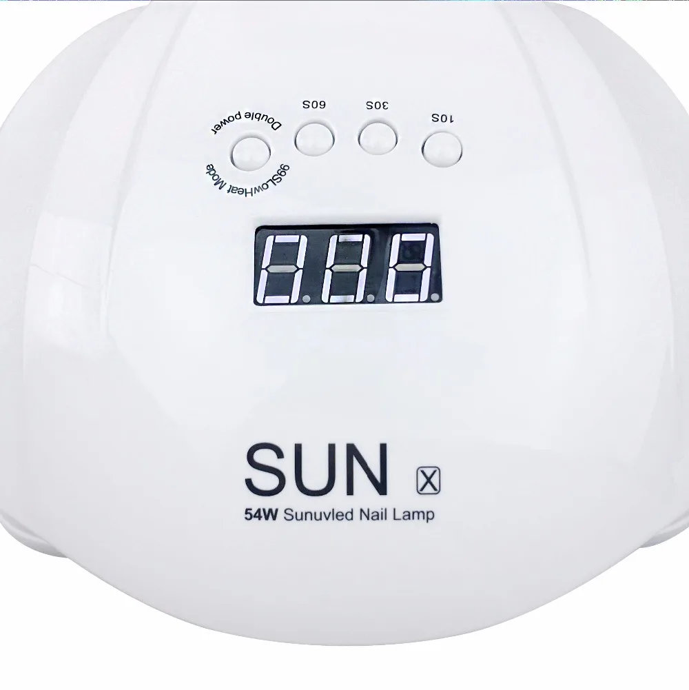 36 Вт/48 Вт/54 Вт УФ-лампа SUN X светодиодный светильник SUN5 Сушилка для ногтей для всех гель-лаков умная двойная мощность быстрая сушка с автоматическим датчиком