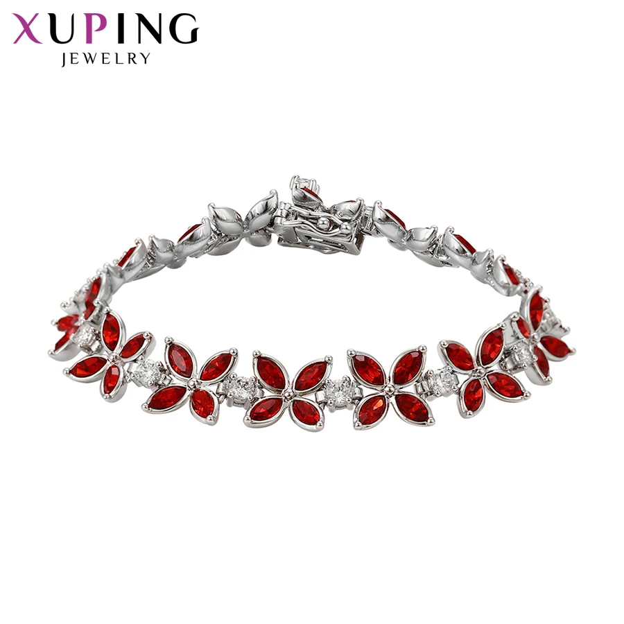 Браслеты Xuping в стиле ретро форме банта красочные Элегантные Кристаллы от Swarovski