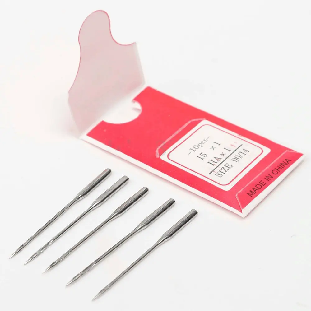 

10Pcs #No.9, 11, 12, 14, 16, 18, 20 Threading Needles Pins for Domestic Sewing Machine