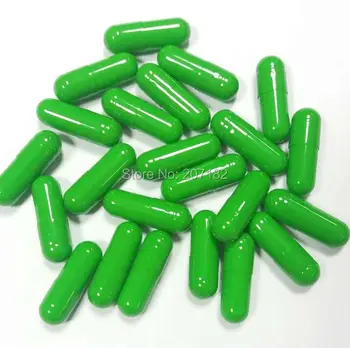 

(10,000pcs/pack) 00# Green/Green color best quality Full Fruit green empty gelatin empty capsule---caps and bodies separated
