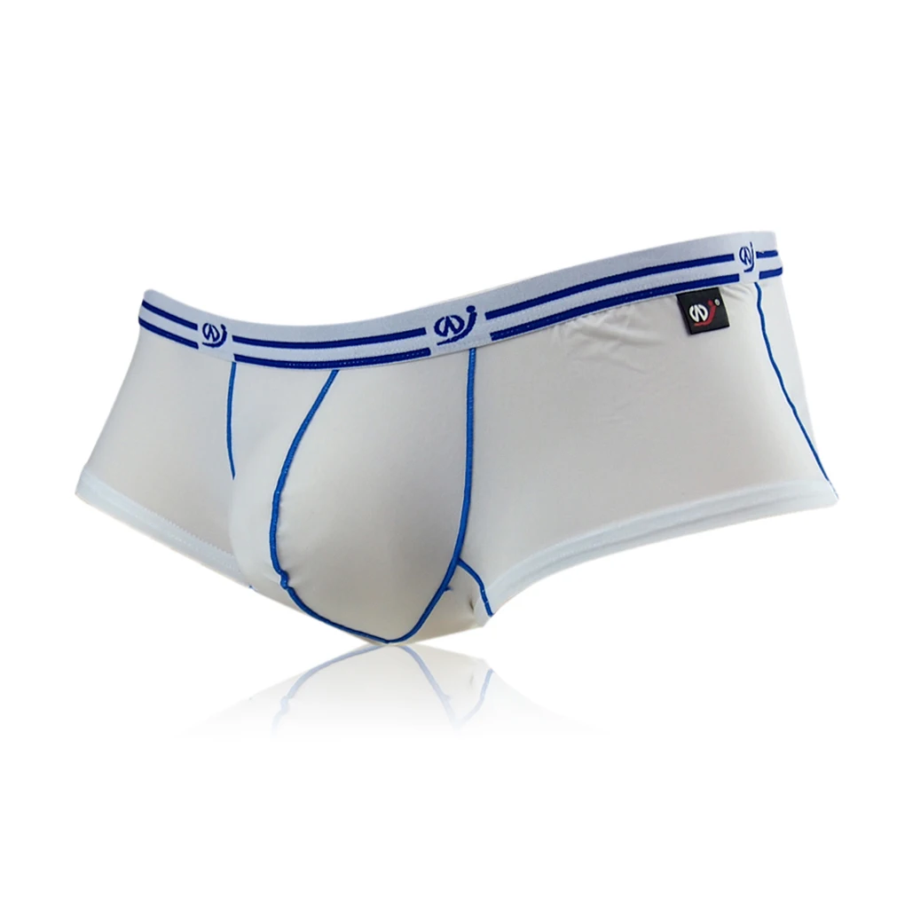 Men's Individuality cotton spandex sexy trunks soft ultra thin boxer