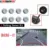 Koorinwoo Parktronic Dinamico Traiettoria Auto Sensori di Parcheggio 8 Sonde Alert 4 Anteriore Forma Car Rear view Assistenza di Parcheggio della macchina fotografica