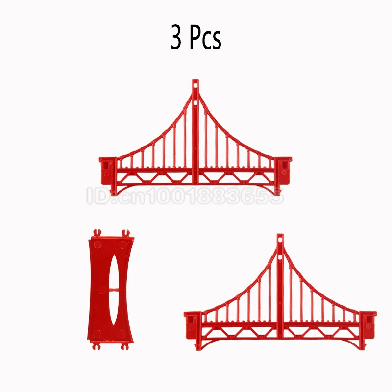 DIY креативная обучающая головоломка, дорожный знак, светящийся гоночный трек, автомобильные аксессуары от производителя,, гибкий трек для отслеживания - Цвет: Bridge 3 pcs