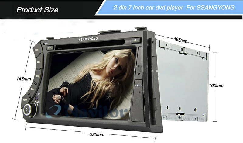 Android 7 1 четырехъядерный автомобильный DVD для Ssang Yong SsangYong Kyron Actyon 2005 2013 Радио Стерео
