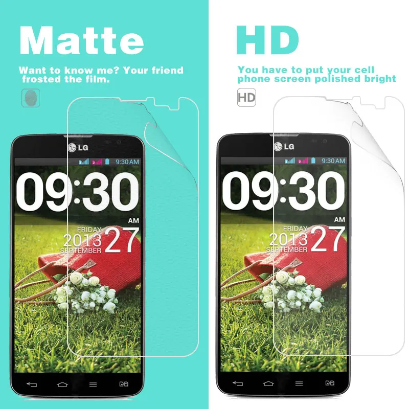 Антибликовая матовая пленка для LG G Pro Lite D686 5 in D680 D682 HD прозрачный глянцевый фильм